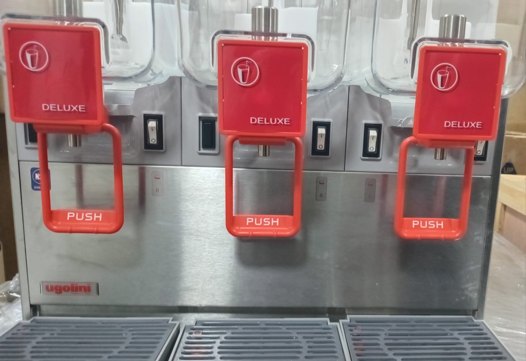 DISPENSADORA BEBIDAS  DELUXE 20 LITROS /3 TANQUES INOX UGOLINI