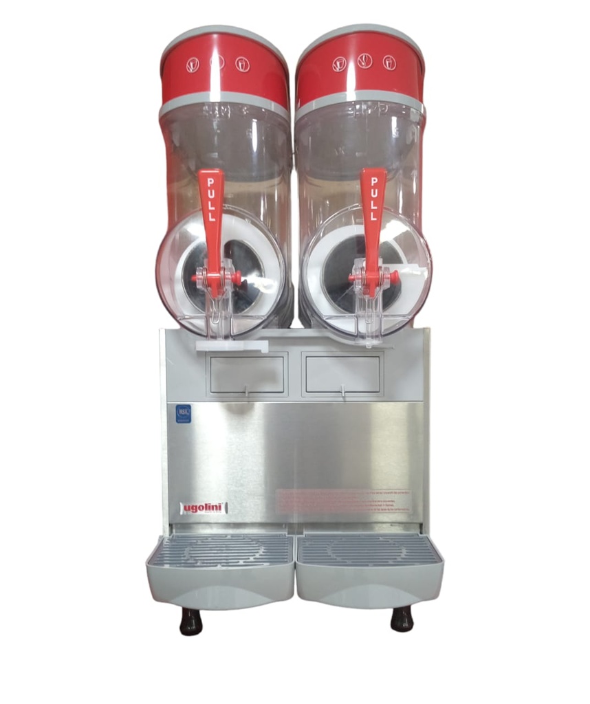 DISPENSADORA DE GRANIZADO MT 2 TANQUES 10 LITROS UGOLINI