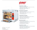 HORNO INFRAROJO DE COCCIÒN CHEF 706 COOK CB