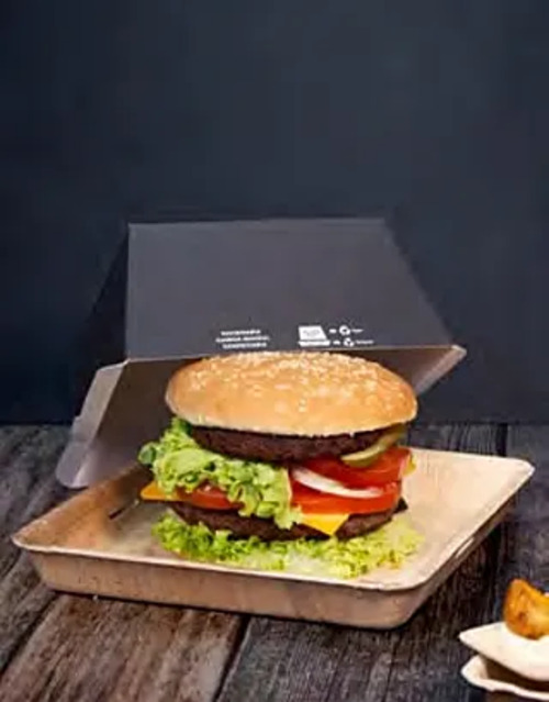 BOWL HOJA DE  PALMA 17 X 17 X 5  LEEF