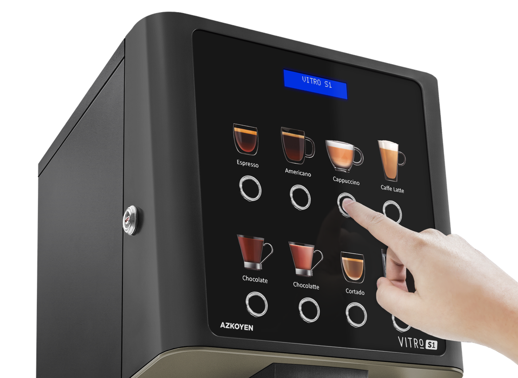 MAQUINA DE CAFÉ EXPRESSO AUTOMATICA VITRO S1  AZKOYEN