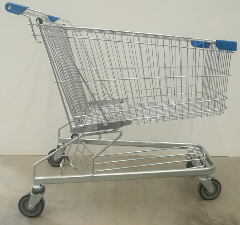 CARRO METALICO BT90 WANZL AZUL SIN SILLA